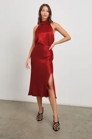 Maya Skirt in Scarlet