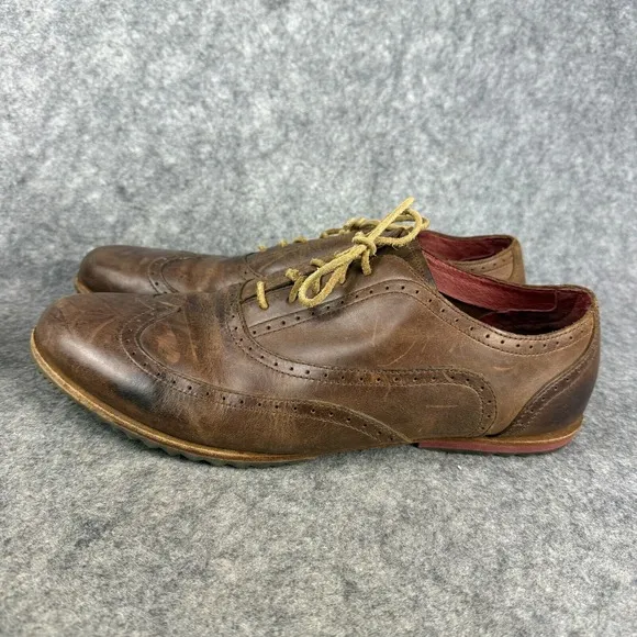 Men's Sorel Brogue Tobacco Leather Oxfords US Brown 11