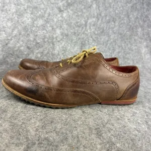 Men's Sorel Brogue Tobacco Leather Oxfords US Brown 11