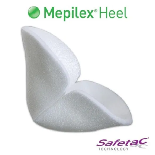 Mepilex Heel Shaped Foam Dressing 13cm x 20cm x 5