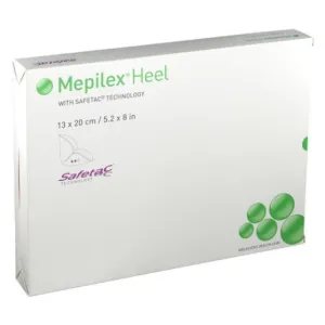Mepilex Heel Shaped Foam Dressing 13cm x 20cm x 5