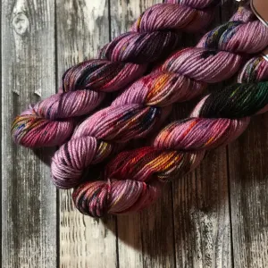 Mockingbird Sock Mini Skein - Lucky Leprechaun Purple