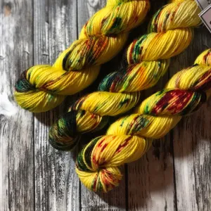 Mockingbird Sock Mini Skein - Lucky Leprechaun Yellow