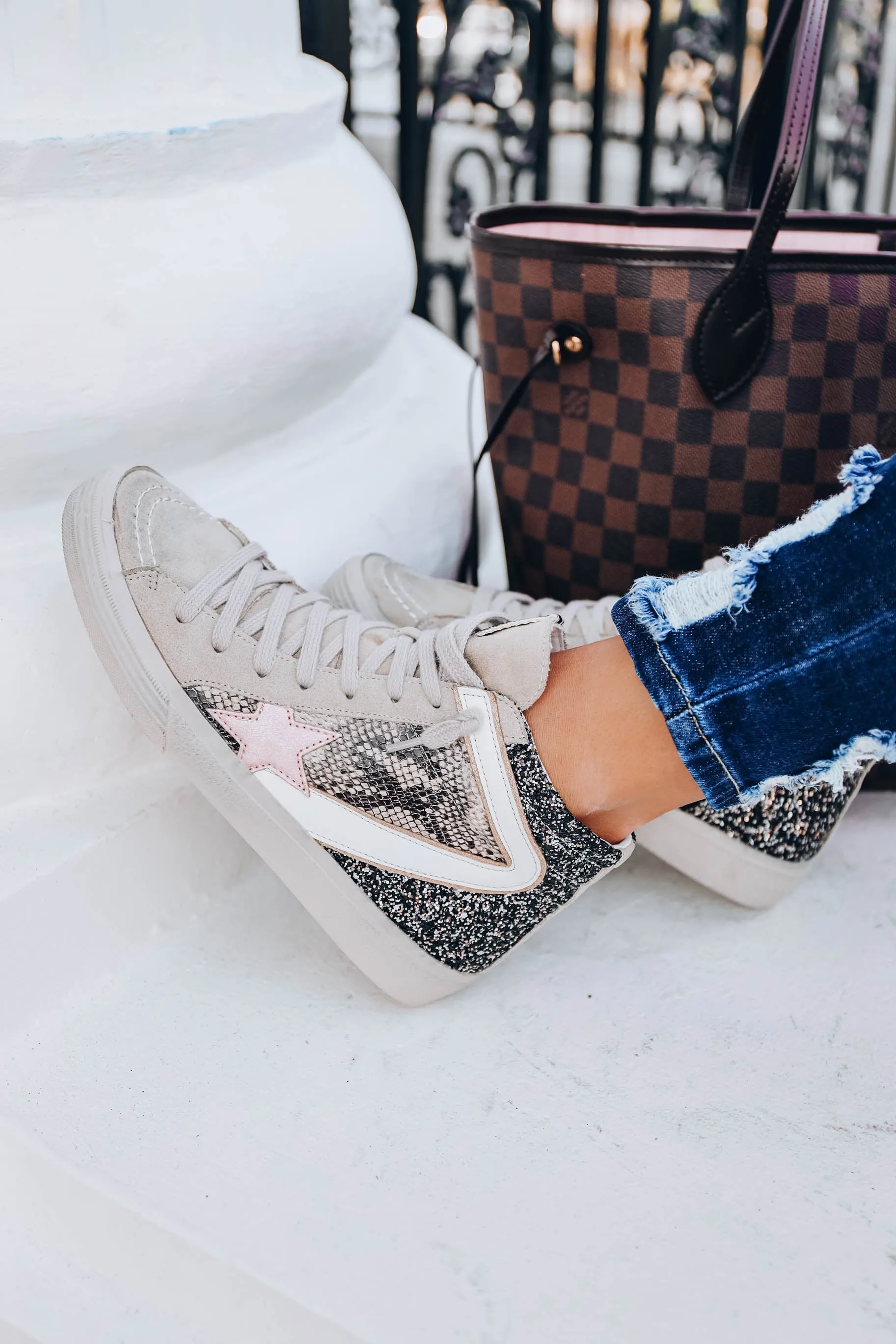 *MODEL* Passion High Top Sneaker by Shu Shop - Black - SIZE 8 - FINAL SALE