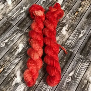 Monarch Silver Sock Mini Skein - Lobster