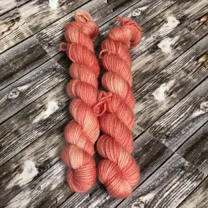 Monarch Silver Sock Mini Skein - Rose Gold