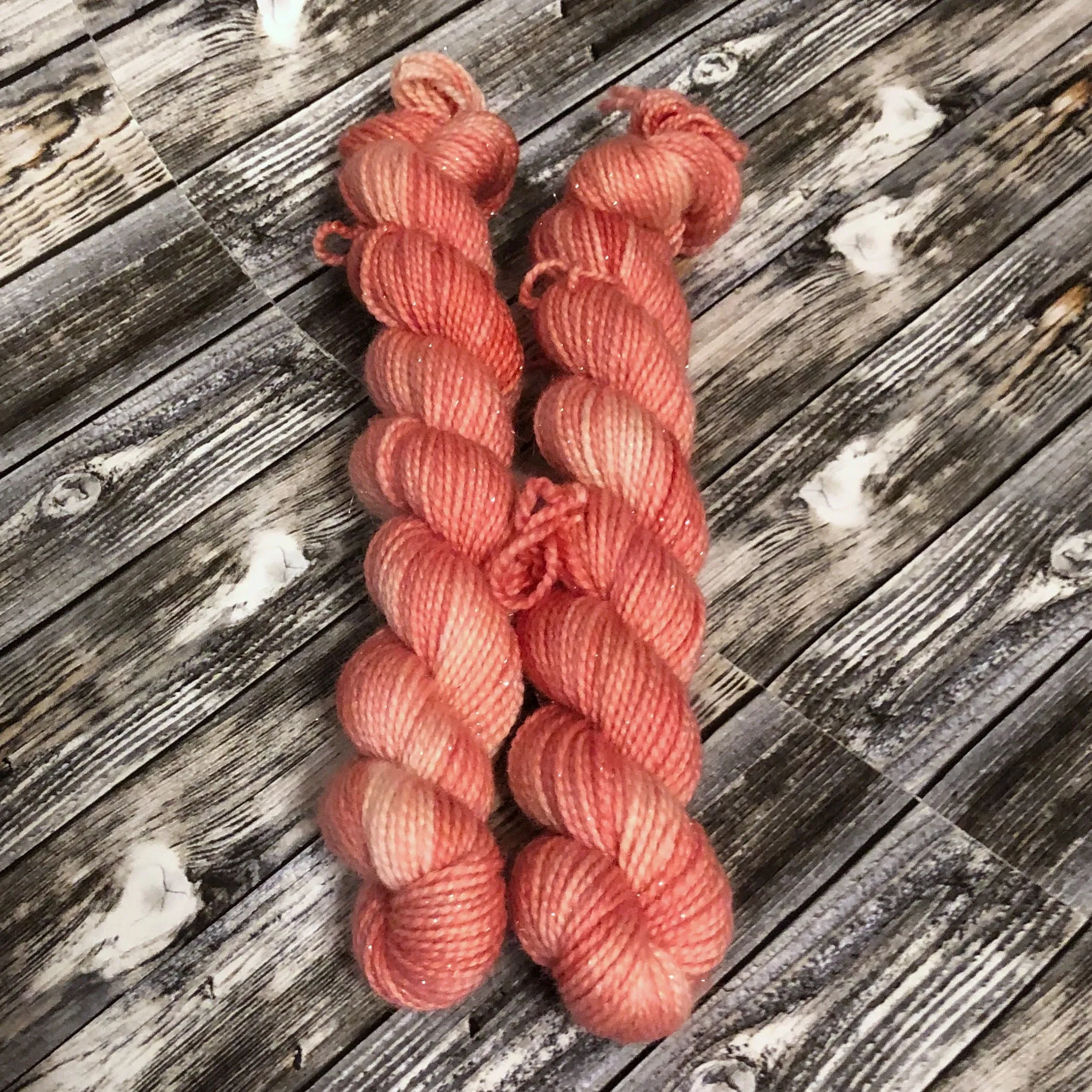 Monarch Silver Sock Mini Skein - Rose Gold