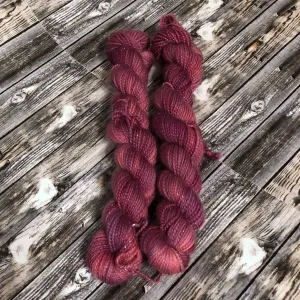 Monarch Silver Sock Mini Skein - Tarte