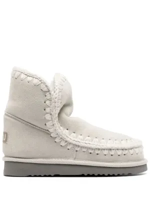 Mou chunky slip-on boots