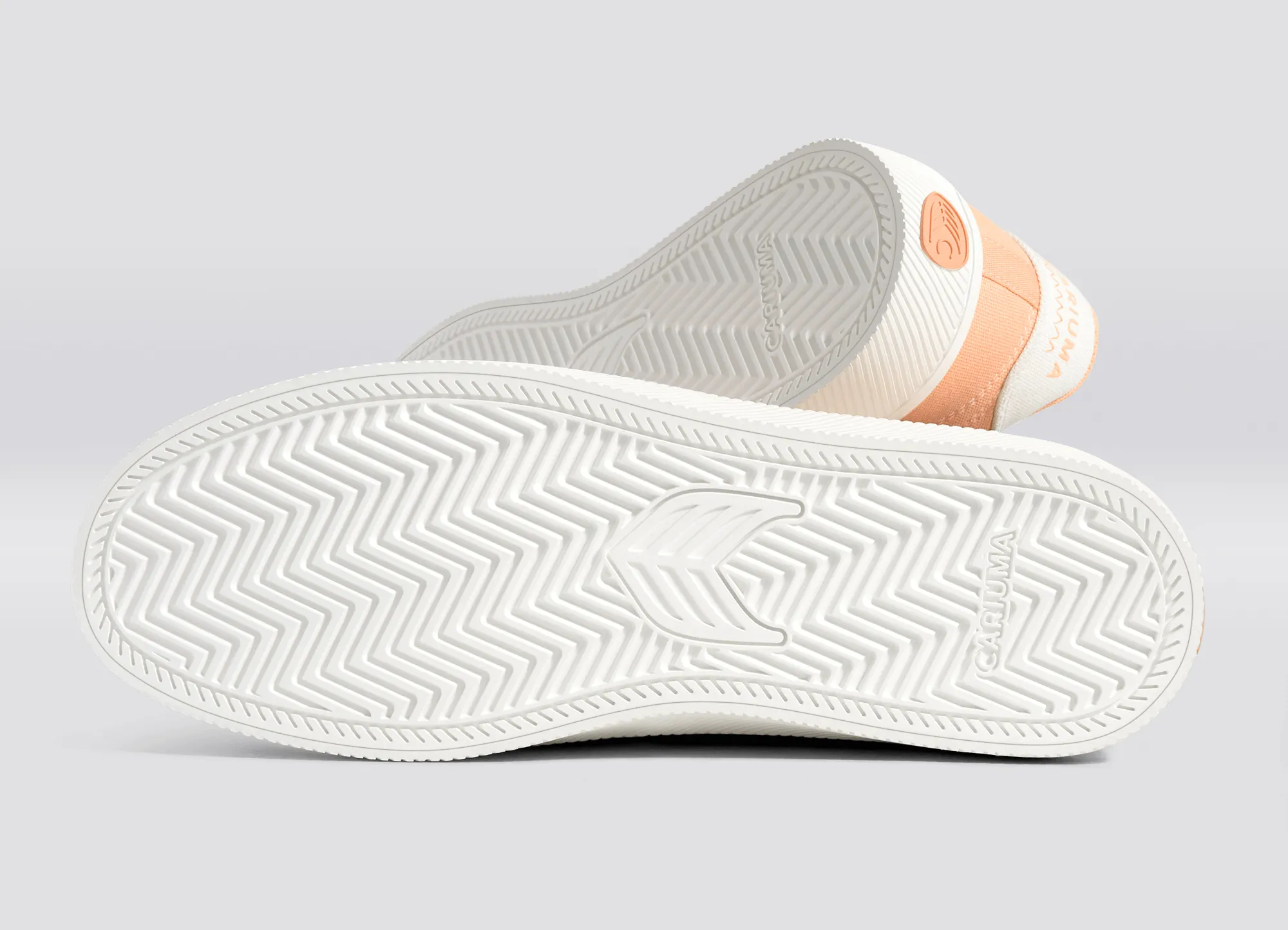 NAIOCA Pantone Peach Fuzz Canvas Off-White Logo Sneaker Men