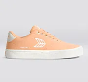 NAIOCA Pantone Peach Fuzz Canvas Off-White Logo Sneaker Men