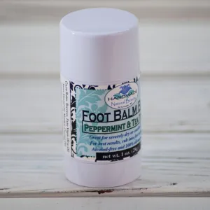 Natural Foot Care | Peppermint & Tea Tree Foot Balm Bars