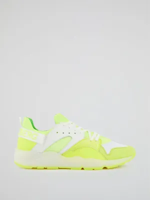 Neon Yellow Low Top Sneakers