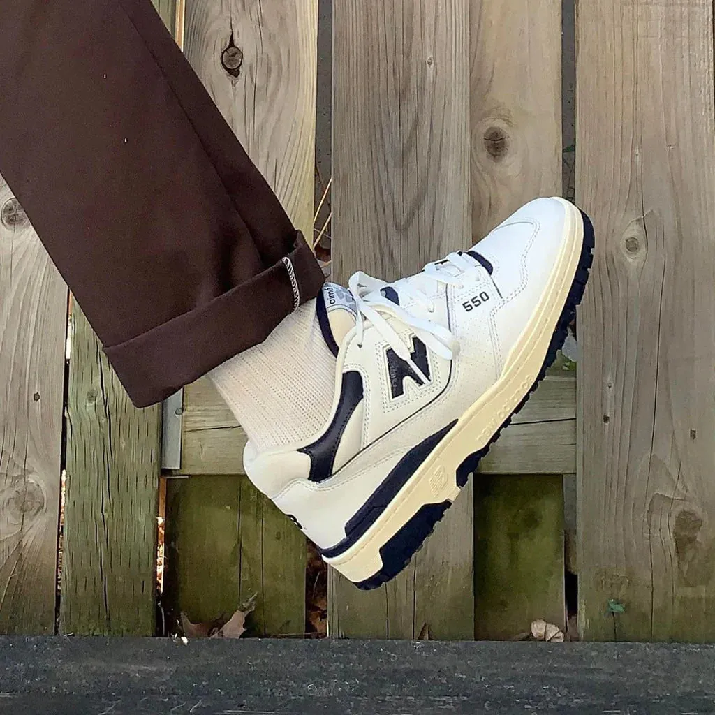 New Balance x Aime Leon Dore 550 'White Navy'