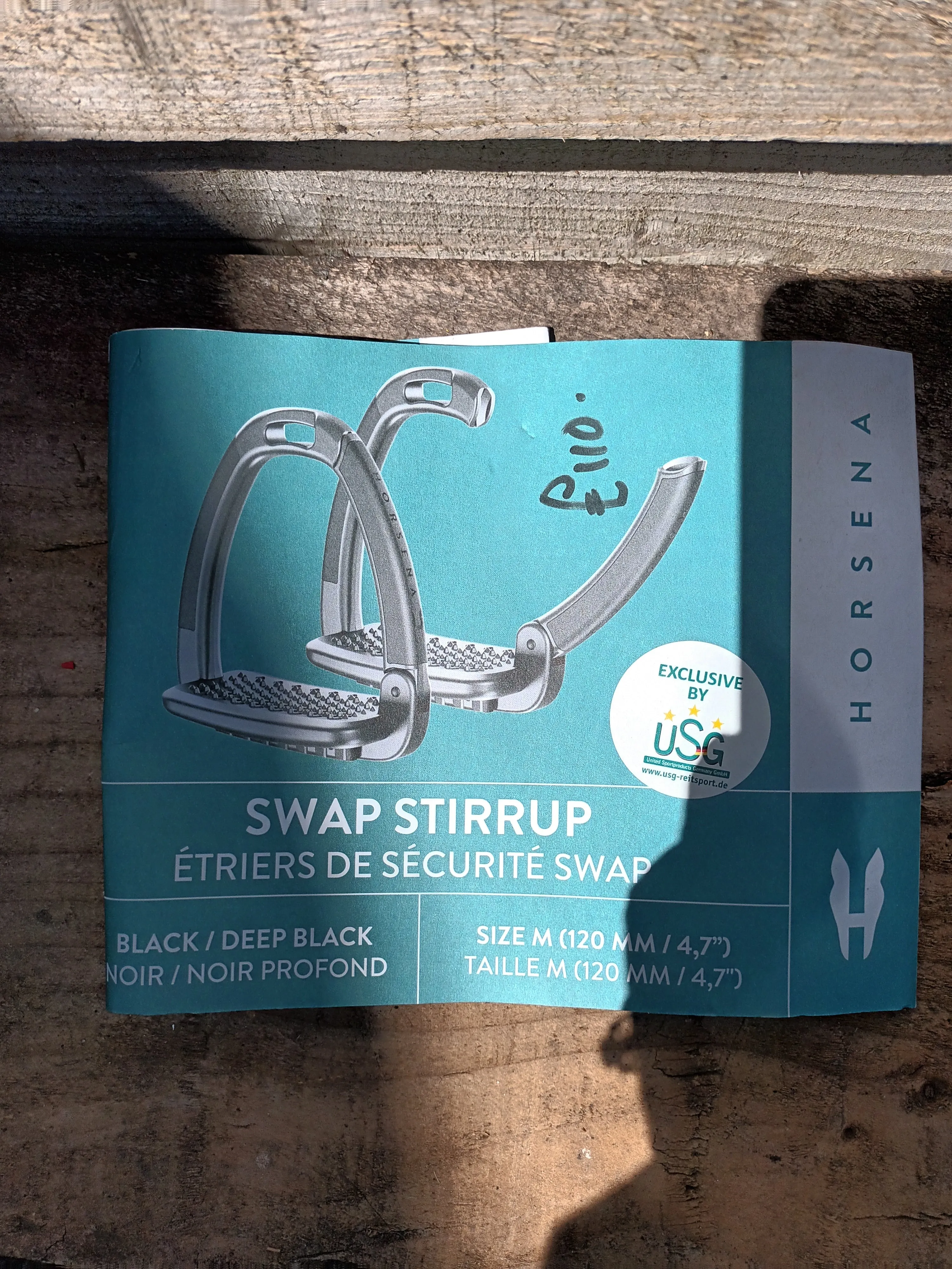 New swap safety clip stirrups