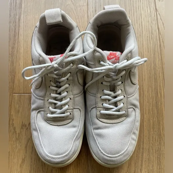 Nike air force 1 canvas desert sand sneaker mens 8.5