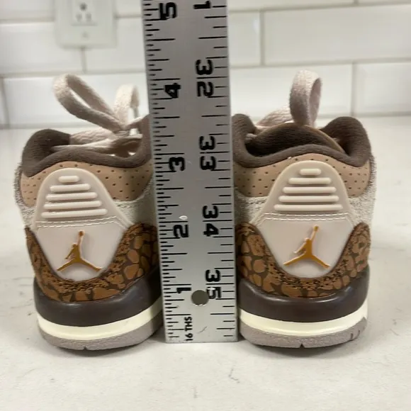 Nike Air Jordan 3 Retro TD Palomino Toddler Size 4C DM0968-102 Worn 3-4 times