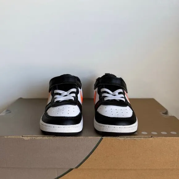 Nike Court Borough Low 2 Orange/White Toddler Sneakers - SZ 8 C