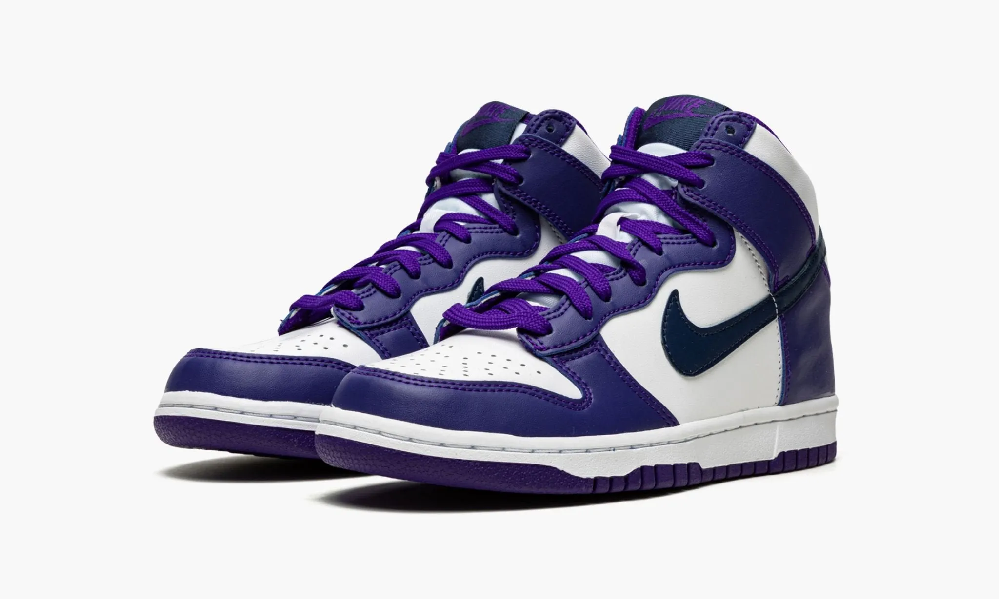 Nike Dunk High "Electro Purple Midnght Navy" Grade School