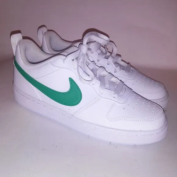 Nike Sneakers Size 5.5 Youth Court Borough Low Recraft GS White Stadium Green