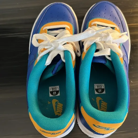 Nike Air Force 1 Low LV8 GS Double Layered Indigo Force BV1084-400 Sneakers 6Y