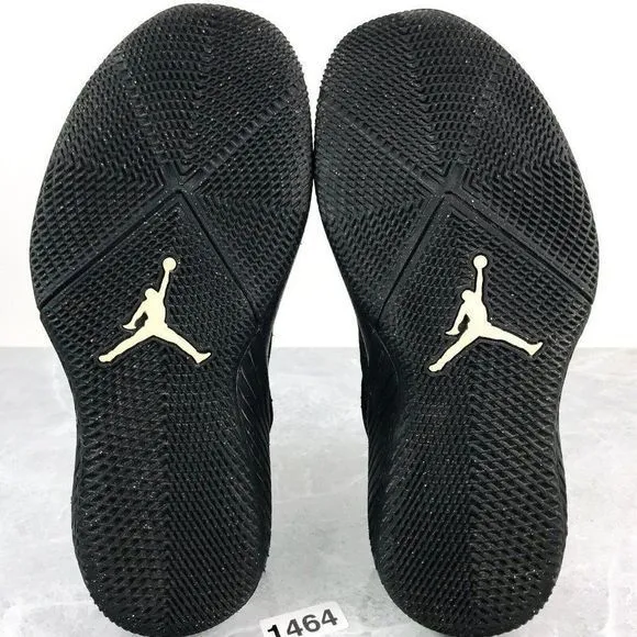 Nike Air Jordan Why Not Zer0.1 Low Mens‎ Size 8 Triple Black Sneakers AR0043-001