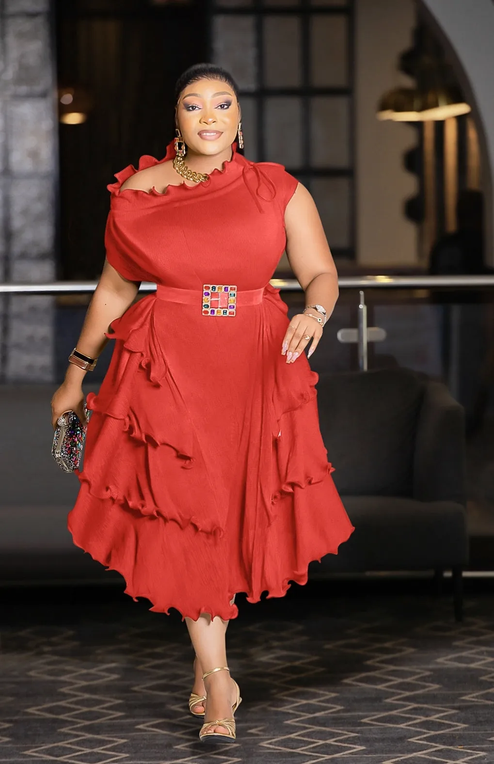 Norabella Too- Ruffles Galore Swing Dress (New! 5 colors!)