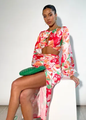 Olicia Set - Red Floral