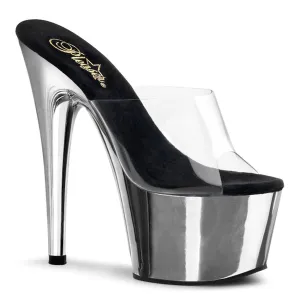 Pleaser Adore 701 Silver Chrome