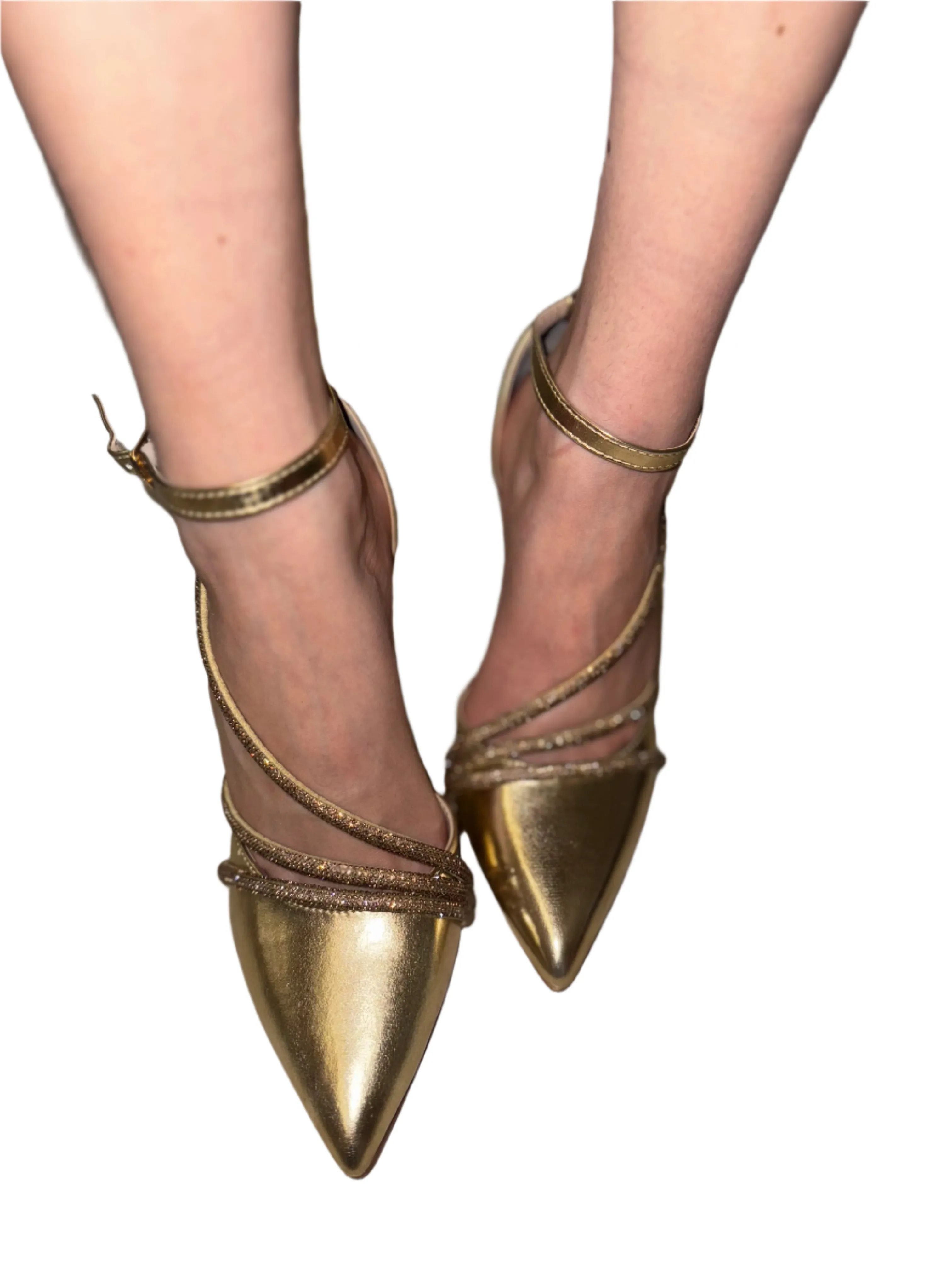 POINTED TOE STILETTO PUMP WITH RHINESTONES PANSY-3
