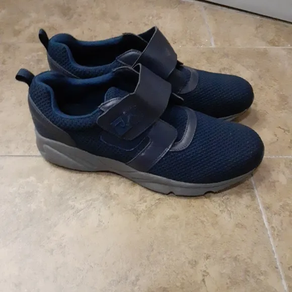 Propet Men's Stability Strap Sneaker Navy Blue Size 14D (M) Velcro Strap