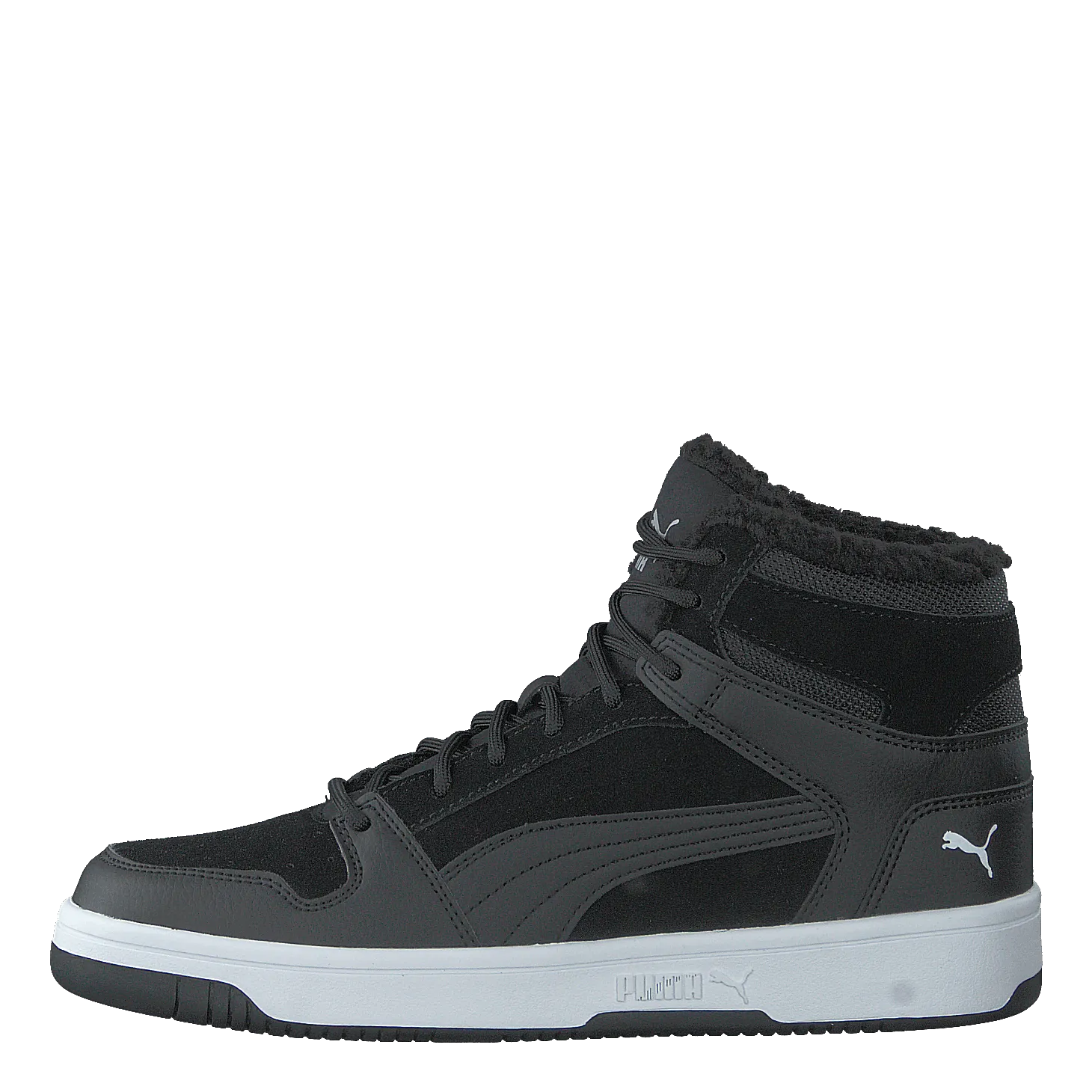 Puma Rebound Layup Fur Sd Jr Puma Black-puma White