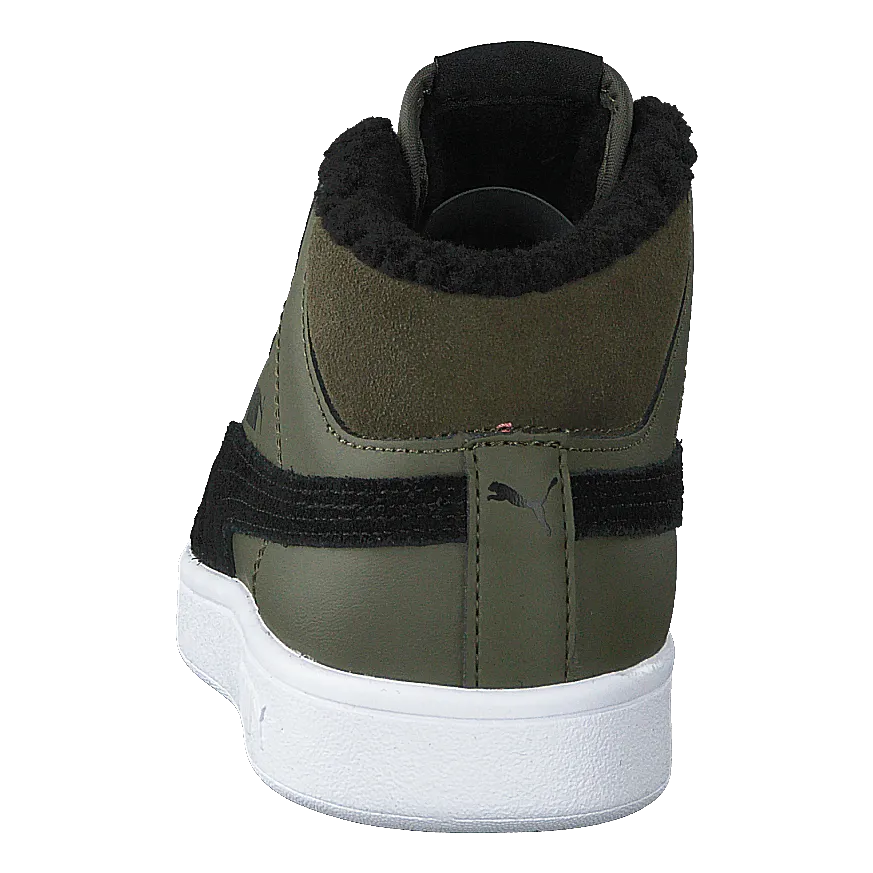 Puma Smash V2 Mid Wtr L Forest Night-puma Black