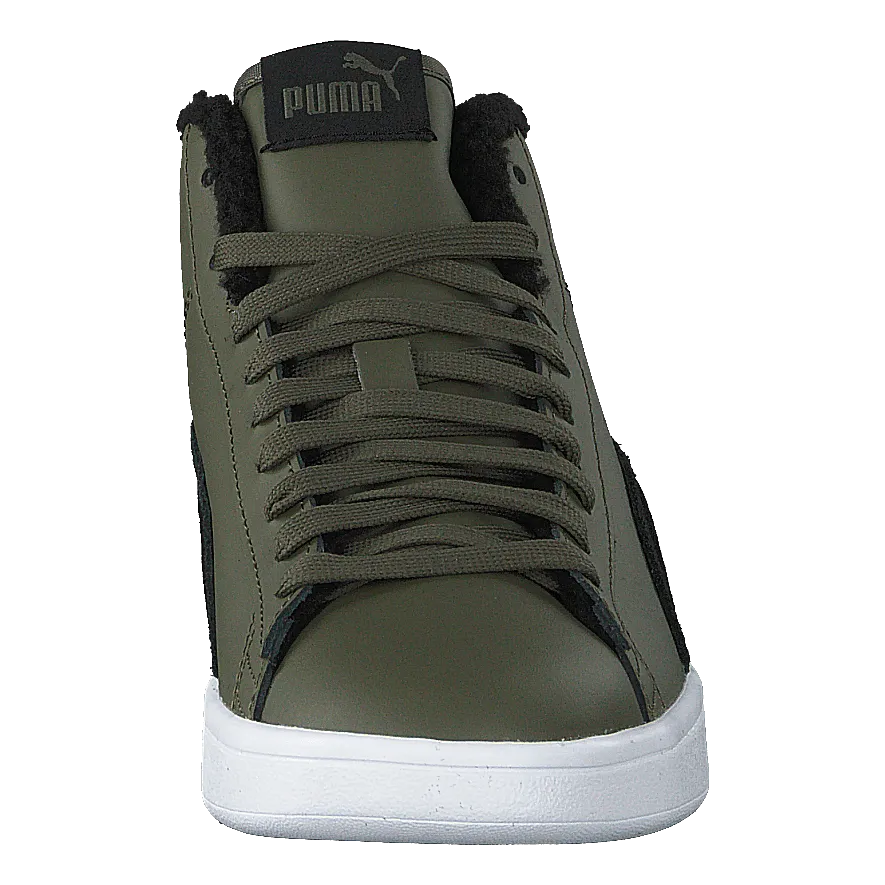 Puma Smash V2 Mid Wtr L Forest Night-puma Black
