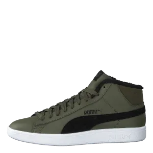 Puma Smash V2 Mid Wtr L Forest Night-puma Black