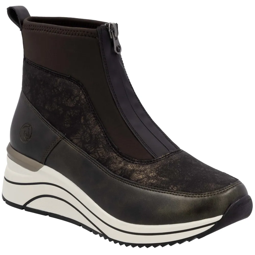 Remonte D0T71-25 (Ebony) Antik Ankle Boots