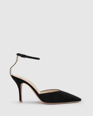 Revere Heel - Black Nubuck