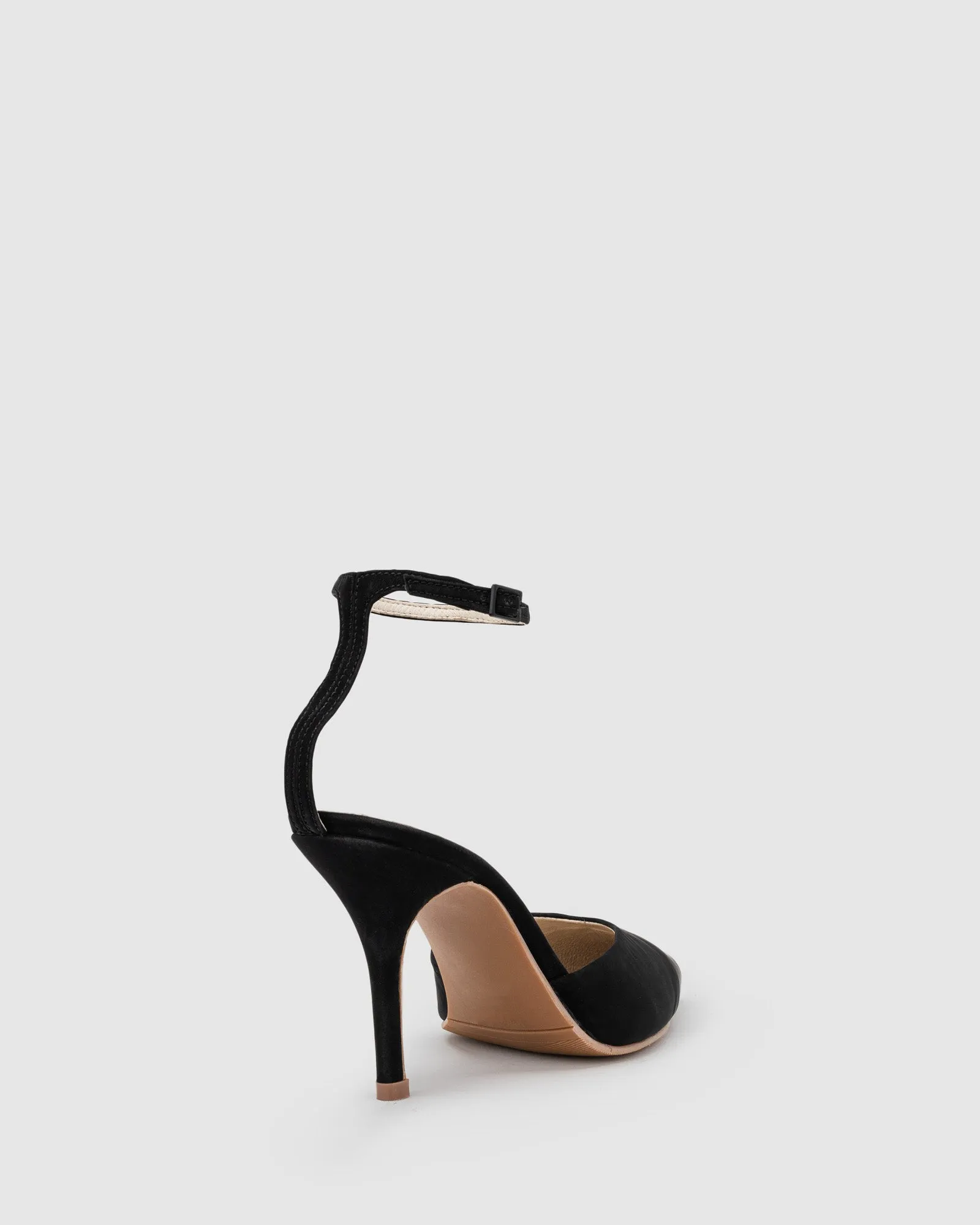 Revere Heel - Black Nubuck