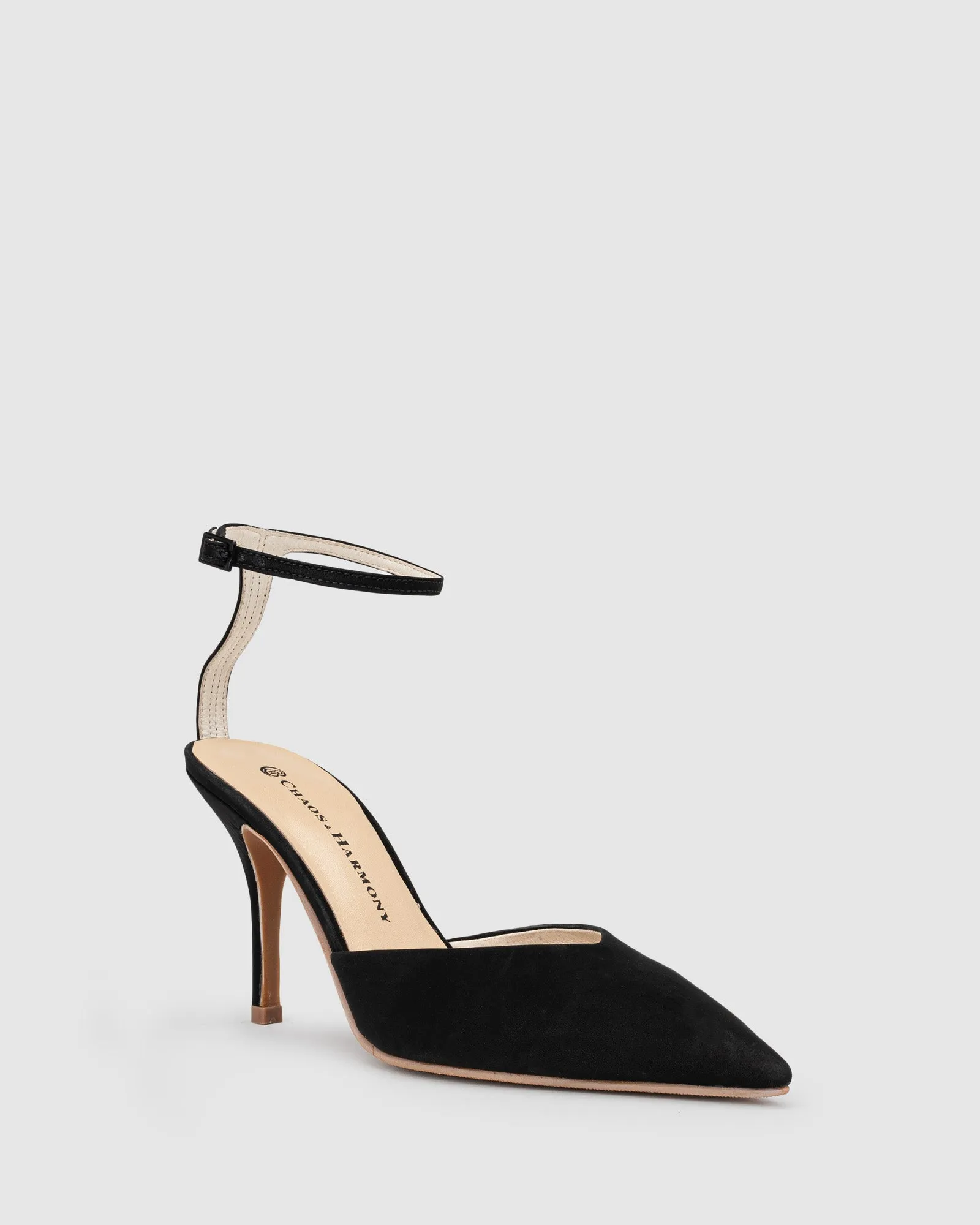Revere Heel - Black Nubuck