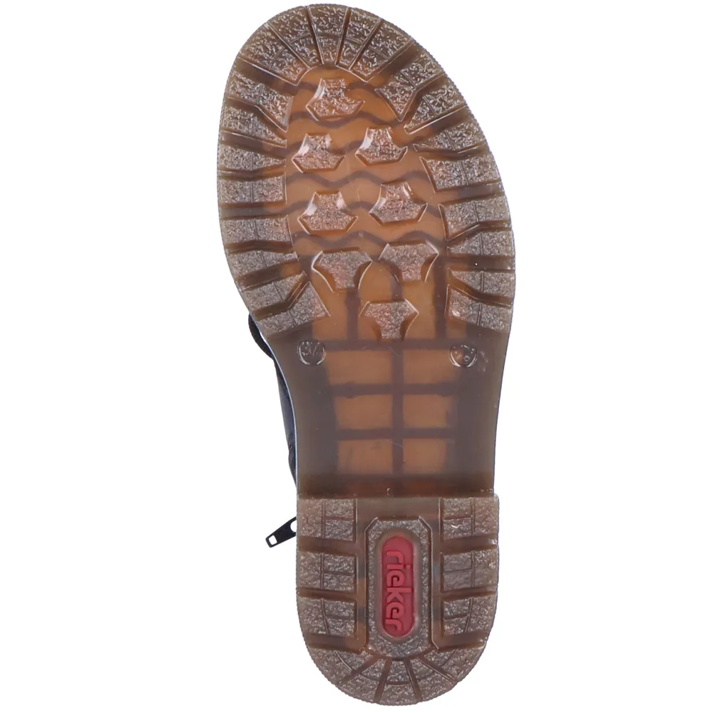 Rieker 78240-00 (Palms) Black Boots