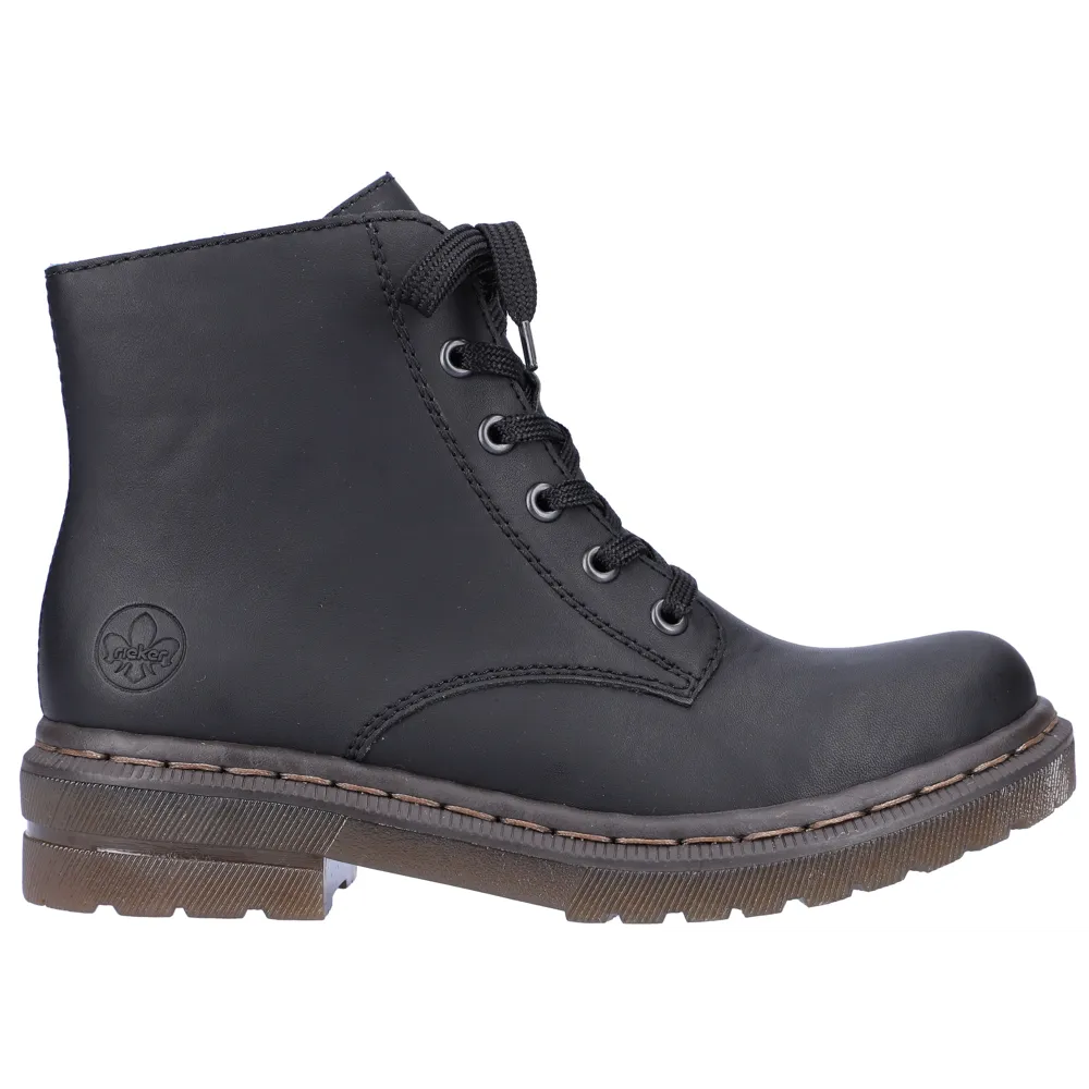 Rieker 78240-00 (Palms) Black Boots