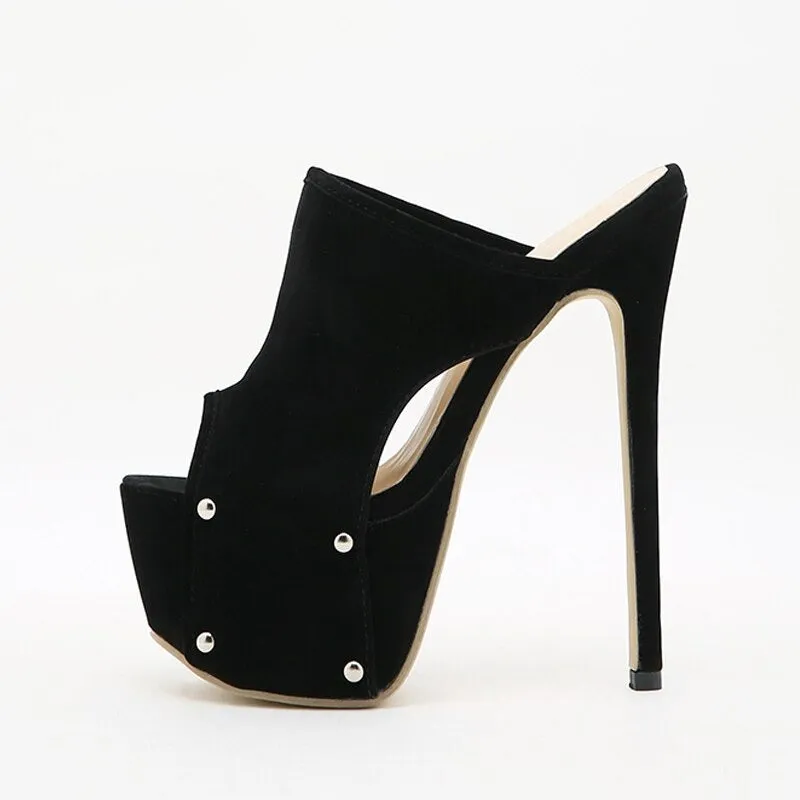 Rivet Stiletto High Heel