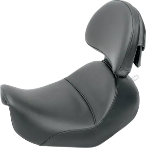 Saddlemen 807-03-0041 Renegade Heels Down Solo Seat with Driver Backrest without Studs