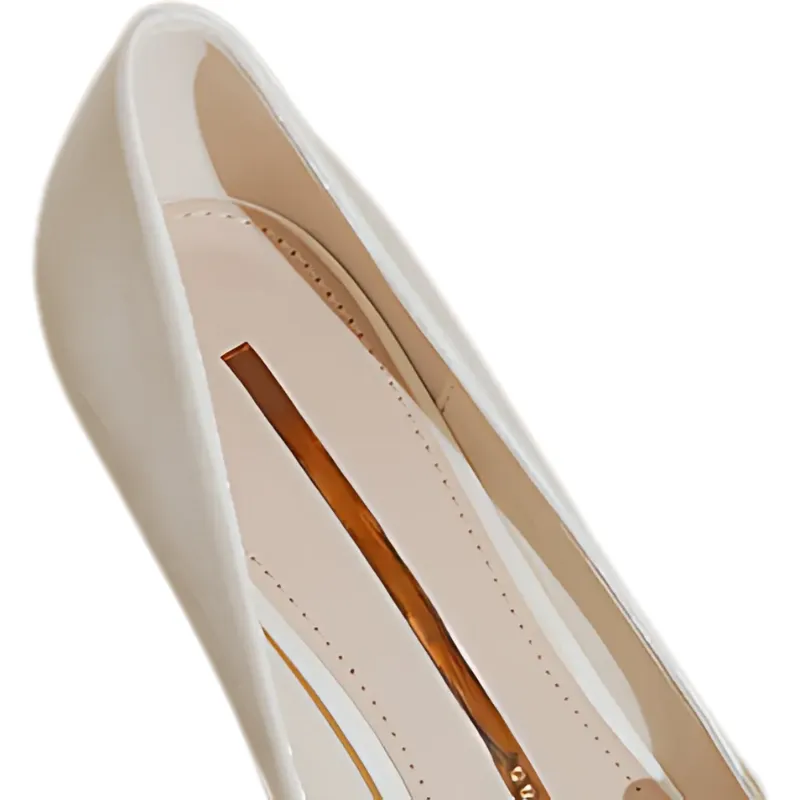 Satin Bloom Pointed-Toe Stiletto Heels
