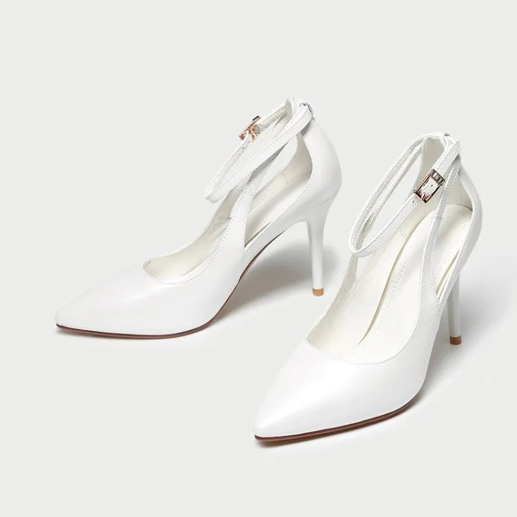 Shallow stiletto heels