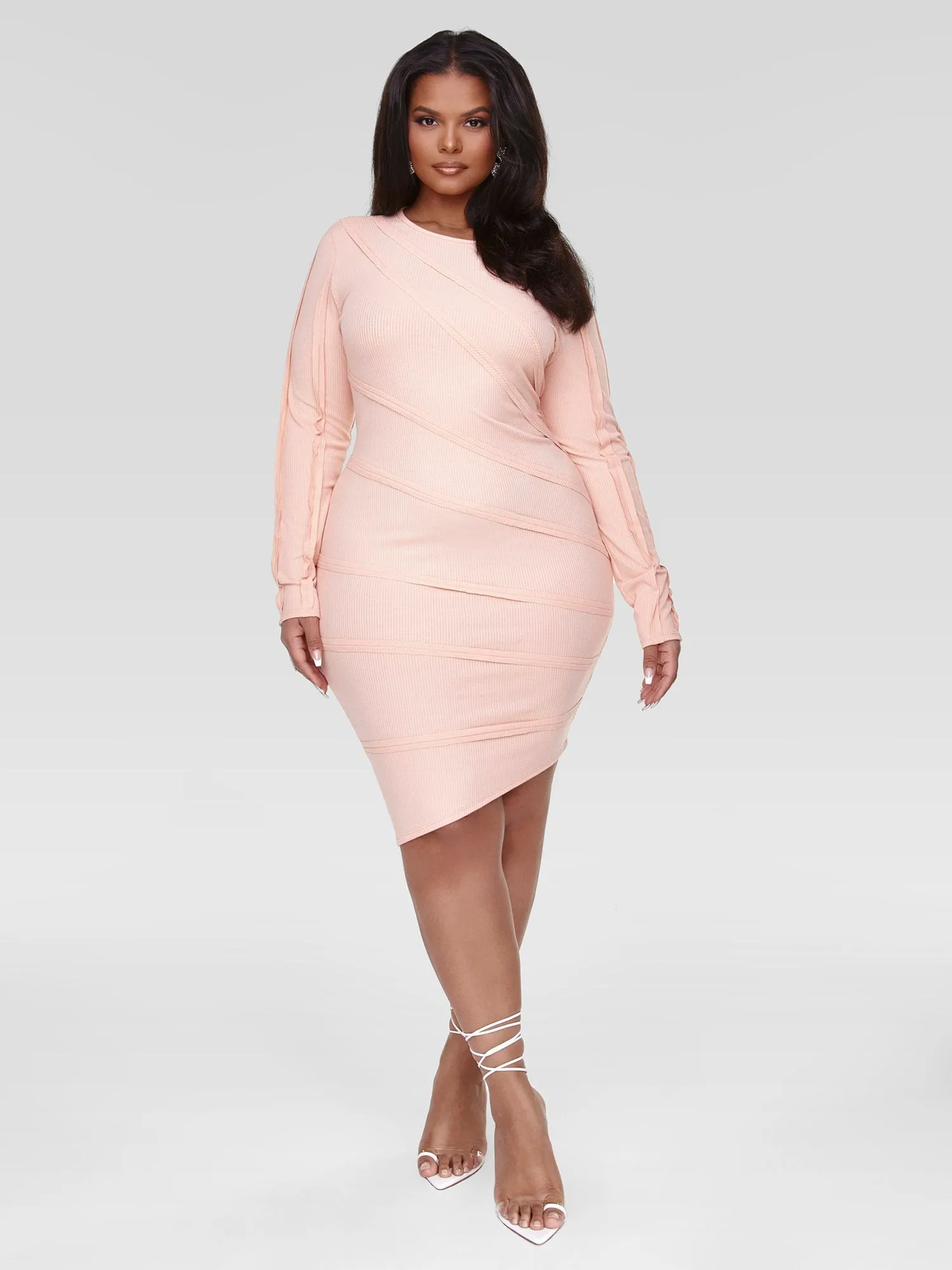 Shanna Seam Detail Bodycon Dress