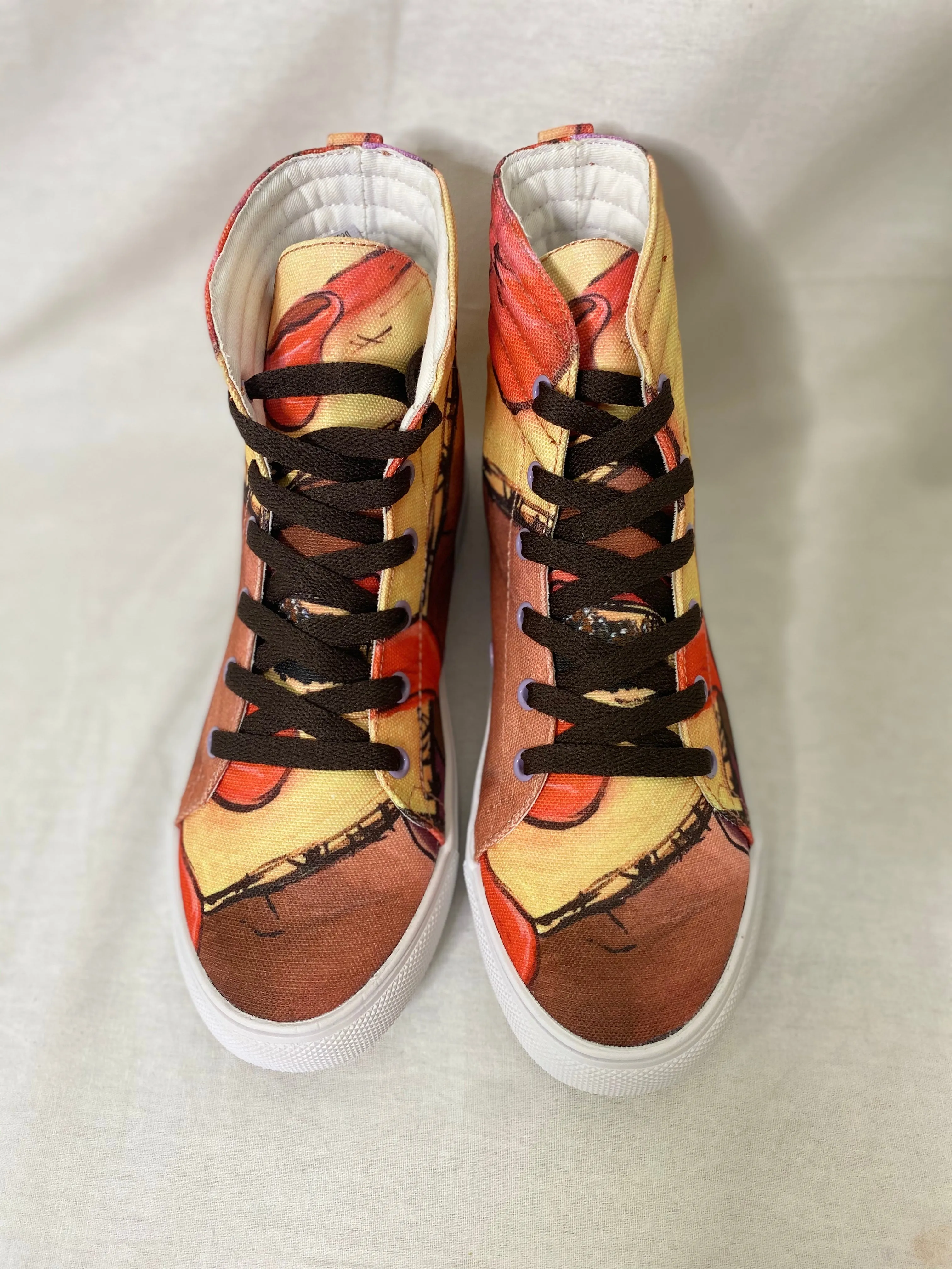 Shopping Day High-Top Sneakers
