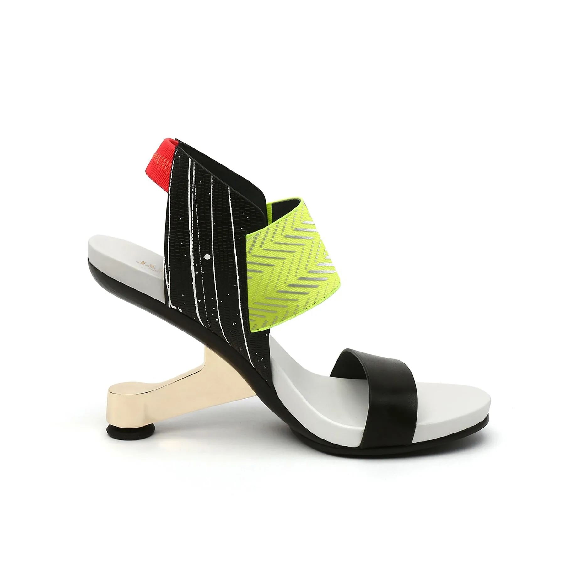 Signature Ankle-Strap Elevator High Heel Open Toe Sandals