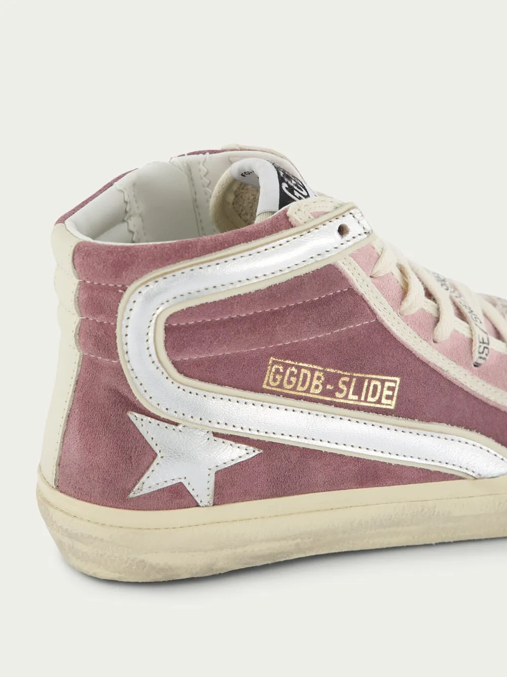 Slide High-Top Suede Sneakers