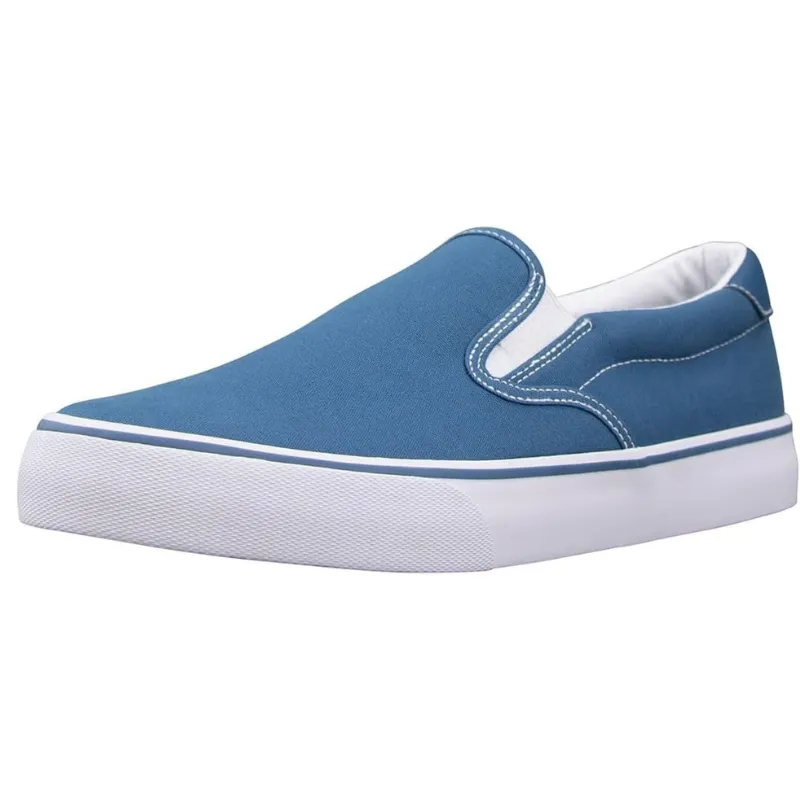 Slip On Canvas Sneakers - Flexible Sole Everyday Comfort
